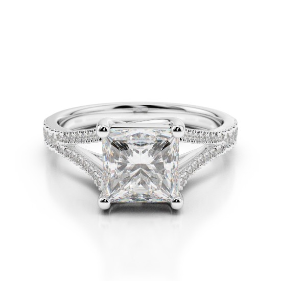 split shank princess cut